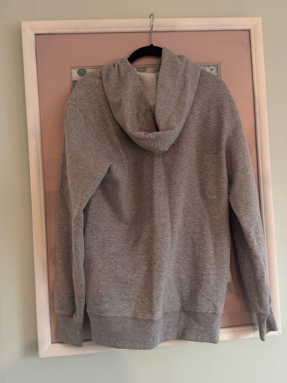 Fruit of the Loom Men's Light Gray Zip Hoodie - Picture 2 of 4